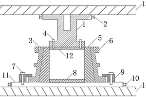 緩沖材料圓形砌塊分體式壓制模具及砌塊制備方法