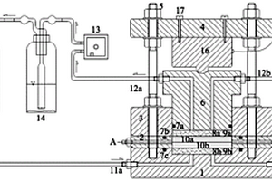 用于高壓實(shí)膨潤(rùn)土組合體非飽和膨脹力測(cè)試的裝置