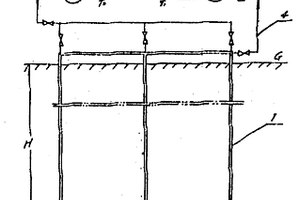 埋地回流套管式循環(huán)地?zé)釗Q熱裝置及用途
