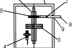 用于中風(fēng)壓中深孔輕型潛孔鉆機(jī)的鉆桿鉆進(jìn)速度測(cè)量裝置