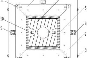 米級(jí)尺度回填材料大型方形砌塊壓制模具