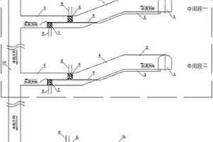礦井中間段擋風(fēng)泄水巷道結(jié)構(gòu)