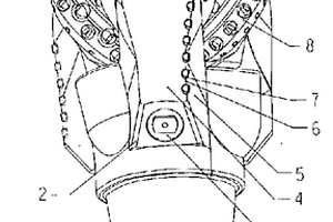 具背側(cè)保徑結(jié)構(gòu)的牙輪鉆頭