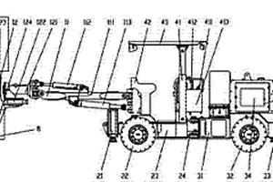 采礦輪胎式液壓掘進(jìn)鉆車