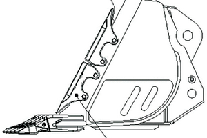 硐內(nèi)采礦用裝載機(jī)鏟斗