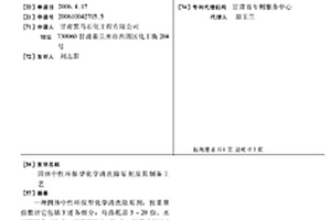 固體中性環(huán)保型化學(xué)清洗除垢劑及其制備工藝