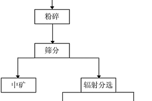 X射線輻射預(yù)分選低品位錫礦石的方法