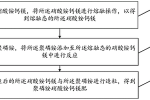 聚磷銨硝酸鈣鎂肥的制備方法及聚磷銨硝酸鈣鎂肥