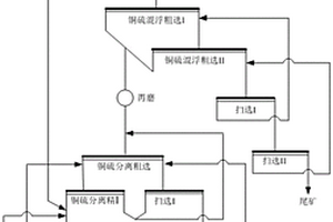 從銅鎢多金屬礦中回收銅硫的選礦方法