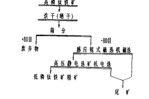 海濱砂礦高磷鈦鐵礦降磷選礦工藝