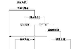 富含磁黃鐵礦的錫銅共生硫化礦的選礦方法