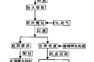 利用富鉀巖石制取電子級(jí)碳酸鉀的方法