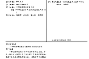 鋁酸鈉漿液中有機碳含量的測定方法