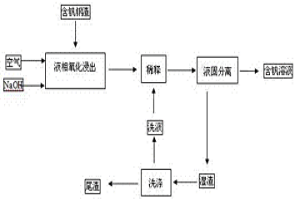 用高堿度的氫氧化鈉介質從含釩鋼渣中提取釩的方法