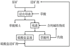 浸出離子吸附型稀土過(guò)程的沉淀工藝