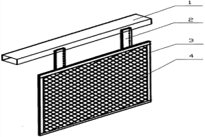 不溶性陽(yáng)極法電解制備高純金屬的鈦涂釕網(wǎng)陽(yáng)極板