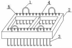 用于電積銅陰陽極板吊運的裝置