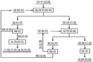 從硫酸溶液中去除鎂、氟離子的方法