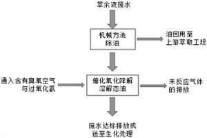 氧化催化劑及其用于處理濕法冶金萃余液廢水的方法