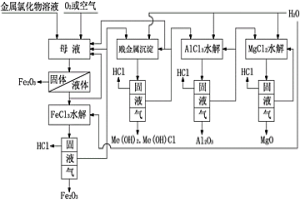 從金屬氯化物溶液中回收鹽酸和金屬氧化物的方法