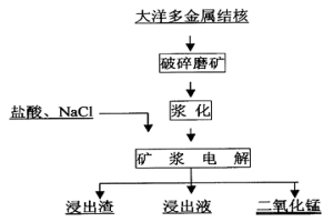 從大洋多金屬結(jié)核中浸出有價金屬的方法