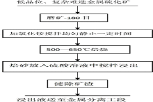 低品位、復(fù)雜難選金屬硫化礦提取工藝