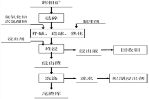 低品位輝鉬礦的強(qiáng)化堆浸方法