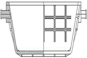 冶金渣盆無(wú)模型鑄造方法
