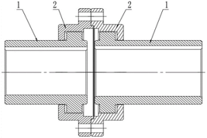 用于冶金行業(yè)運(yùn)輸輥道的聯(lián)軸器