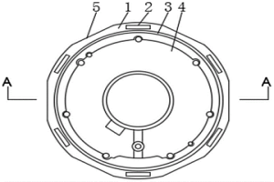 汽車發(fā)動(dòng)機(jī)粉末冶金曲軸軸承蓋陰模