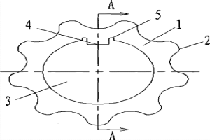 粉末冶金多齒形機(jī)油泵內(nèi)轉(zhuǎn)子