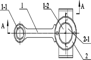 壓縮機(jī)用粉末冶金連桿結(jié)構(gòu)