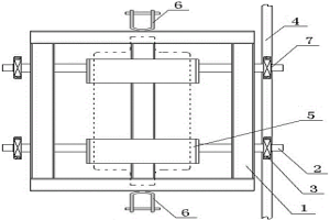 冶金機械設(shè)備中局限空間膠輥更換的裝置
