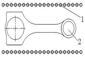 粉末冶金制發(fā)動機連桿鍛前加熱方法