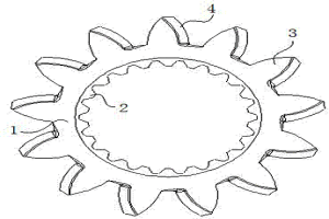 汽車發(fā)動機啟動電機齒輪及其制備方法