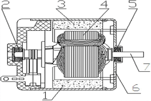 改善噪音的微型永磁直流電機(jī)