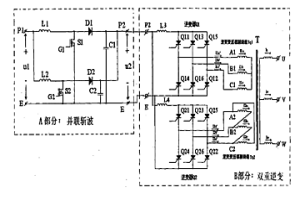 高壓電機(jī)并聯(lián)斬波和雙逆變調(diào)速節(jié)能控制器