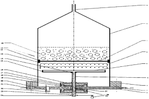 氣體旋轉(zhuǎn)脈動分布的氣固相反應(yīng)裝置
