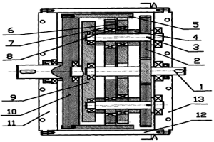 內(nèi)齒圈輸出的行星減速機(jī)