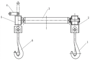 冶金鑄造起重機(jī)吊掛廢鋼斗的專用吊具