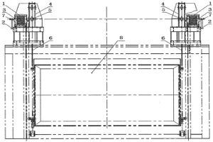 同步控制的雙電機驅(qū)動爐門提升機構(gòu)