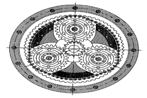 漸開線擺線滾子鏈行星諧波復(fù)合減速傳動機(jī)構(gòu)