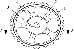 汽車發(fā)動機凸輪軸正時帶輪