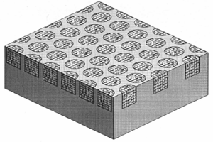 蜂窩狀結(jié)構(gòu)耐磨復(fù)合材料及其制備方法