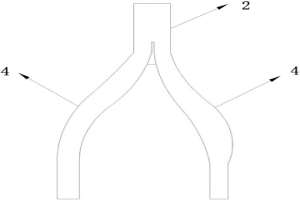 適用于異形坯連鑄機(jī)全保護(hù)澆鑄用的人字式分流水口