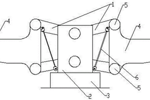 四連桿機(jī)構(gòu)連鑄大包檢修裝置