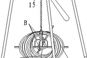 鋼絲繩的簡易放繩裝置