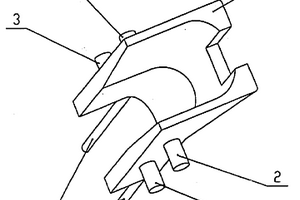 連鑄機(jī)中間包更換水口用的托架