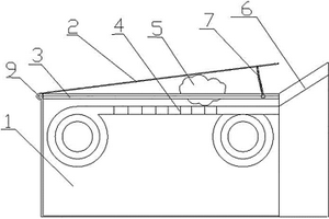 用于白銀煉銅爐余熱鍋爐鏈板機的蓋板裝置