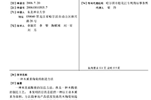 木質(zhì)素陶瓷的制造方法